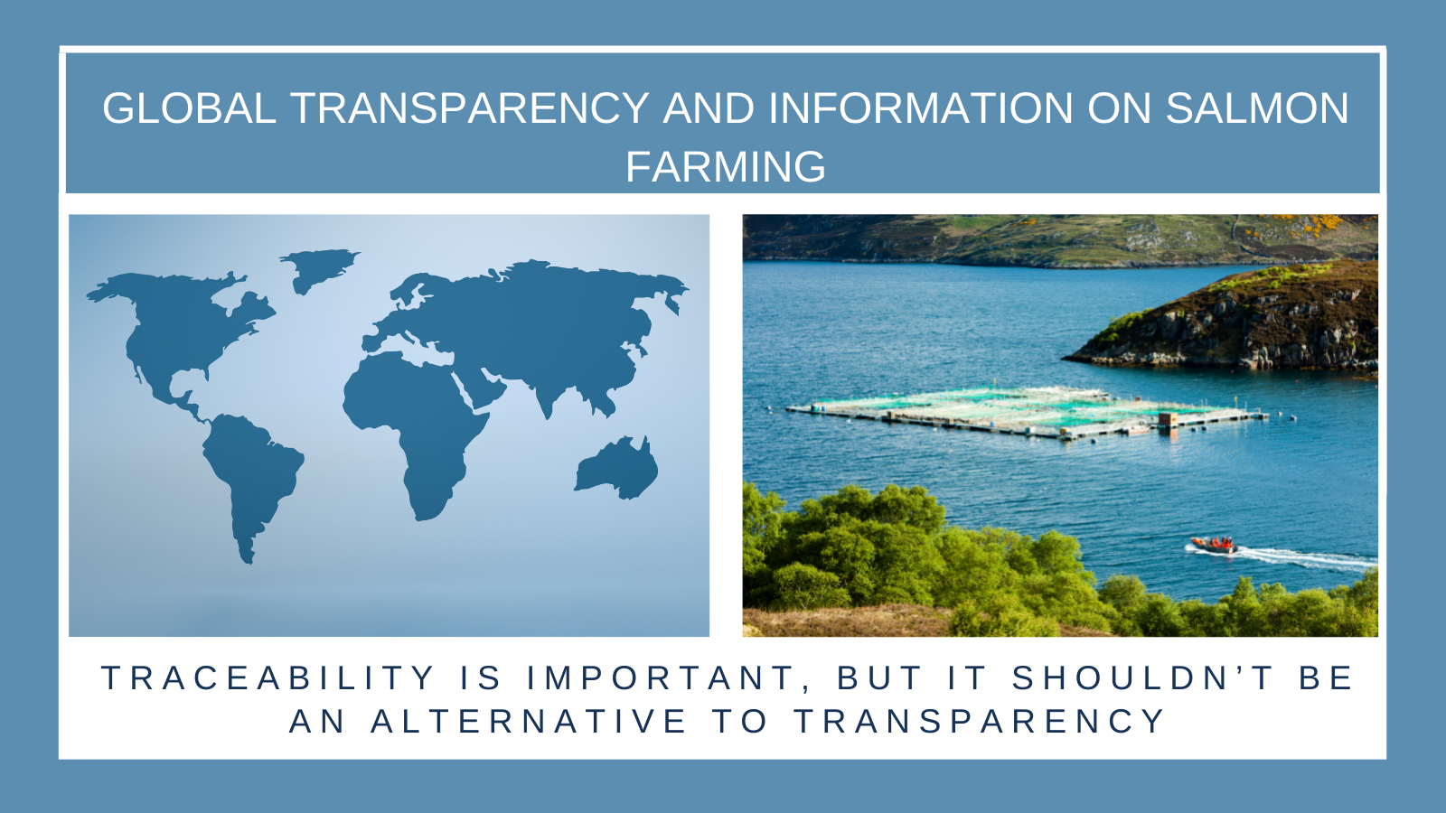 Without full transparency how can we ensure best practice across an industry which can have significant impacts on the environment?